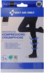 FIRST AID ONLY Compressiekous, M, zwart