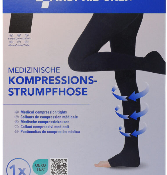 FIRST AID ONLY Compressiekous, M, zwart