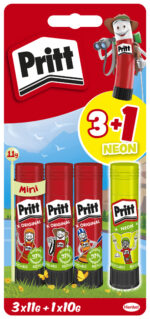 Pritt lijmstift BTS 2023, Multipack, 3x 11 g + 1x 10 g