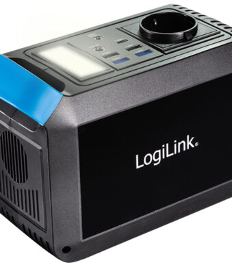 LogiLink Mobiele oplader/powerstation, 200 Watt, zwart