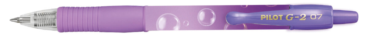 PILOT Gelpen G2 07 Bubble Purple Gradient, paars PILOT Gelpen G2 07 Bubble Purple Gradient, paars