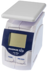 RAADHUIS Digitale brievenweegschaal, weegvermogen 500 g, wit/blauw