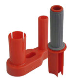 RAADHUIS Handafroller voor rekfolie, rood/grijs