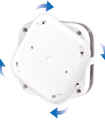 LogiLink Rookmelder met lithiumbatterij, wit