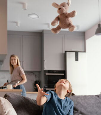 LogiLink Rookmelder met lithiumbatterij, wit