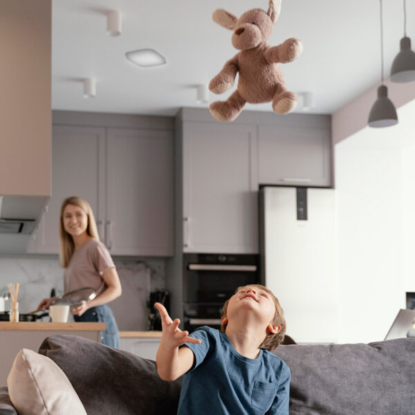 LogiLink Rookmelder met lithiumbatterij, wit