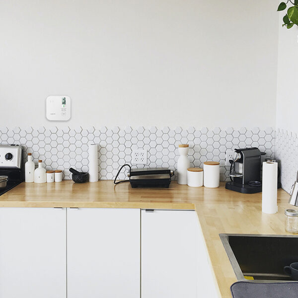 LogiLink Koolmonoxidemelder Longlife met LCD-display, wit