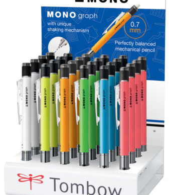 Tombow vulpotlood MONO graph 0,7 mm, display van 24 stuks