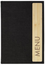 Sigel Menukaartmap met zeefdruk, A5, donkergrijs