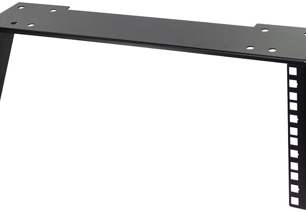 LogiLink 19" rack voor ondertafel-/wandmontage, 4 HE, zwart