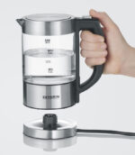 SEVERIN Kleine Waterkoker, 0,5 Liter, Glas/Roestvrijstaal