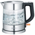 SEVERIN glazen waterkoker WK 3468, 1,0 liter, roestvrij staal