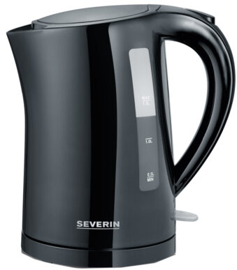 SEVERIN waterkoker WK 3498, draadloos, 1,5 liter, zwart