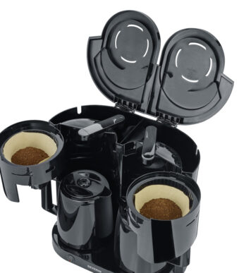 SEVERIN koffiezetapparaat met dubbel filter KA 9315, zwart