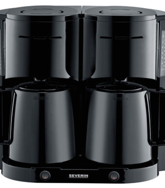 SEVERIN koffiezetapparaat met dubbel filter KA 9315, zwart
