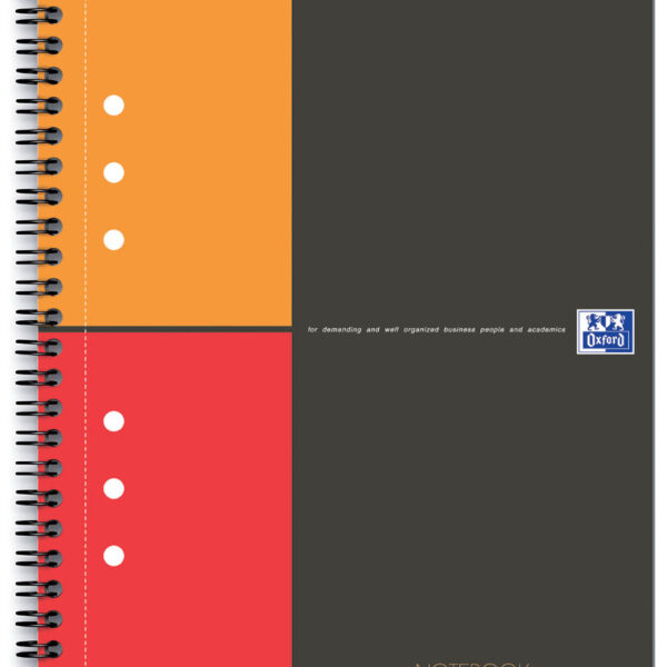 Oxford International spiraalgebonden notitieboek 'NOTEBOOK', A5+