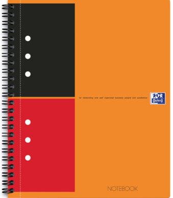 Oxford International spiraalgebonden notitieboek 'NOTEBOOK', A5+