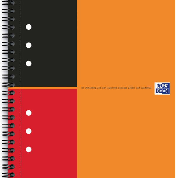 Oxford International spiraalgebonden notitieboek 'NOTEBOOK', A5+