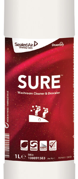 SURE Sanitairreiniger 'Washroom Cleaner & Descaler', 1 liter