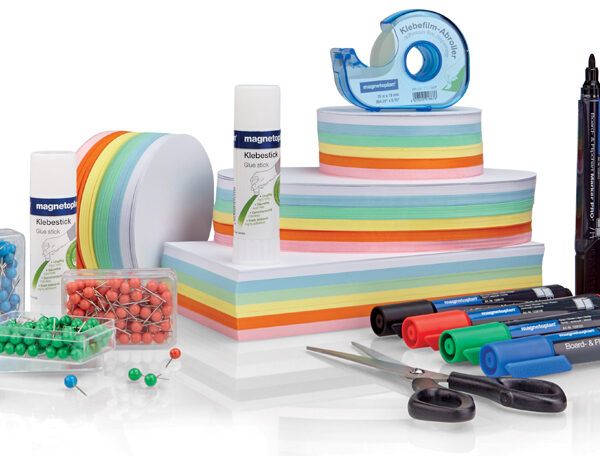 magnetoplan Moderatortas 'Messenger', compleet gevuld