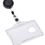 EUROPEL Badgehouder, open, met jojo, 54 x 85 mm