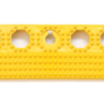 Yoga antislipmat afwerkingsstrip, geel, dames