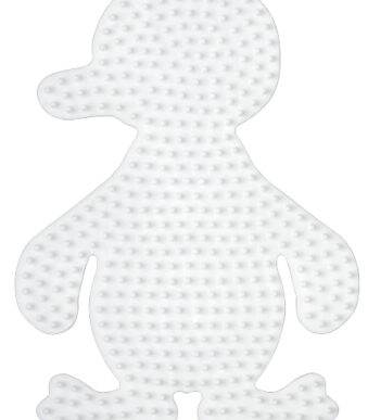 Hama borduurpatroon 'Pinguïn', wit.