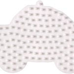 Hama Kralenplaat 'Auto', wit