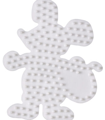 Hama Kralenplaat 'Muis', wit