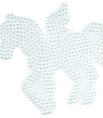 Holle naaigaatplaat 'Pegasus / Eenhoorn', wit