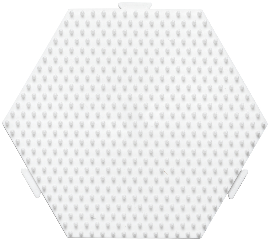 Hama zeskantbordjesplaat, meervakkenbord, wit. Hama zeskantbordjesplaat, meervakkenbord, wit.