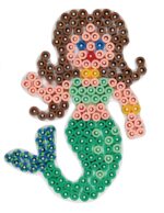 Hama kraleuplaat 'Zeemeermin', wit