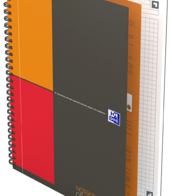 Oxford International Spiraalschrift B5, geruit