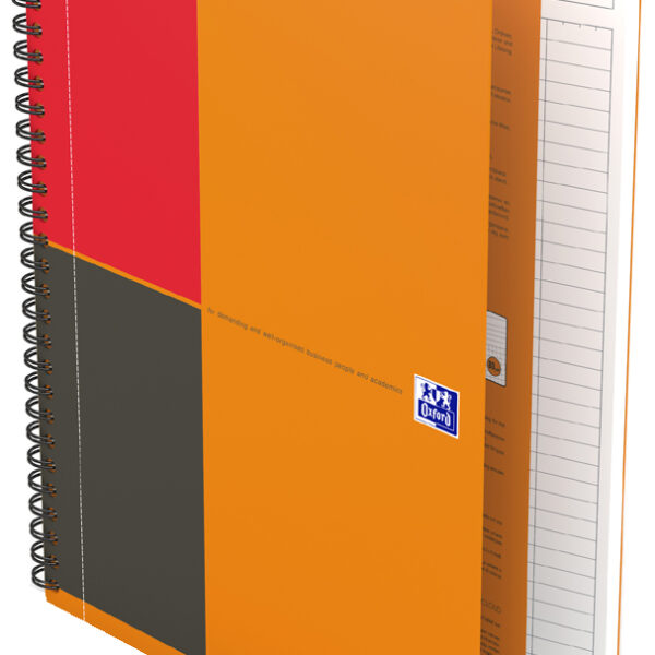 Oxford International spiraalnotitieblok, B5, gelinieerd