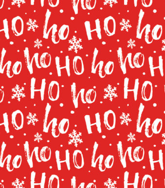 Cadeaupapier 'Ho Ho Ho' van Susy Card