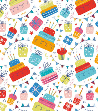 SUSY CARD Cadeaupapier 'Let's Celebrate' op rol