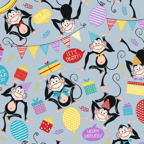 SUSY CARD Cadeaupapier 'Apensterk', op rol