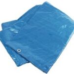 BRÜDER MANNESMANN Afdekzeil, 2,6 x 3,0 m, blauw