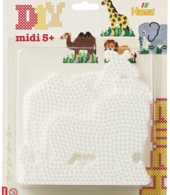 Bordenset figuren 'Olifant, Giraffe, Leeuw, Kameel'