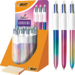 Balpennen BIC Gradient, 4 kleuren, displayverpakking 30 stuks