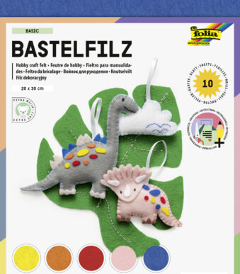 folia Knutselvilt, 200 x 300 mm, 150 g/m², diverse kleuren