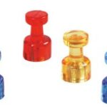 magnetoplan Magneet-Memohouder, diameter 11 mm, geel