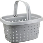 NHG Boodschappenmand Seoul Basket, PP, 16 liter, grijs