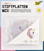 Strijkkrikkenbordjes Basis Klein, Gemengde Kleuren