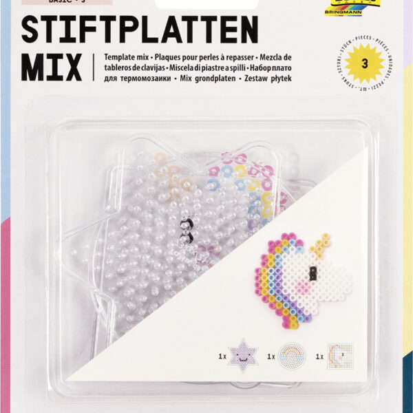 Strijkkrikkenbordjes Basis Klein, Gemengde Kleuren