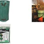 Bradas opvouwbare tuinafvalzak Pick-Up, 270 liter, groen