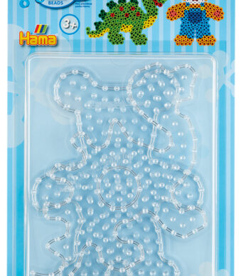 Hama Strijkkralen 'Teddybeer, Dinosaurus', op kaart