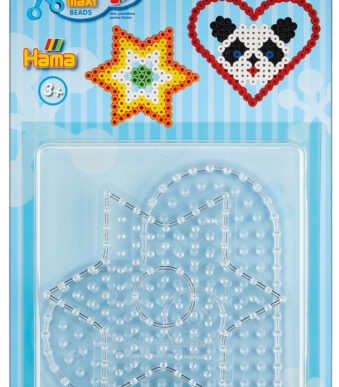 Hama Bordenplaten 'Hart, Ster', op kaart.