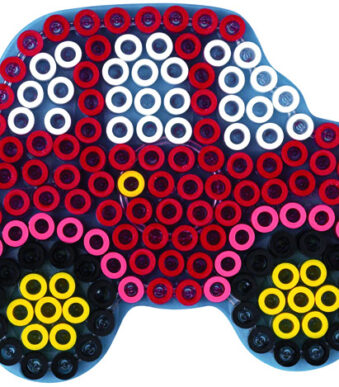 Hama borduurplaat 'Auto', transparant