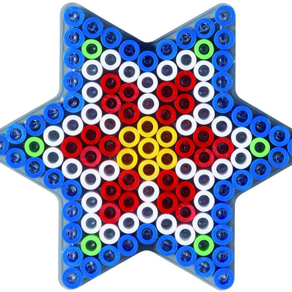 Hama Kralenplaat 'Ster', transparant